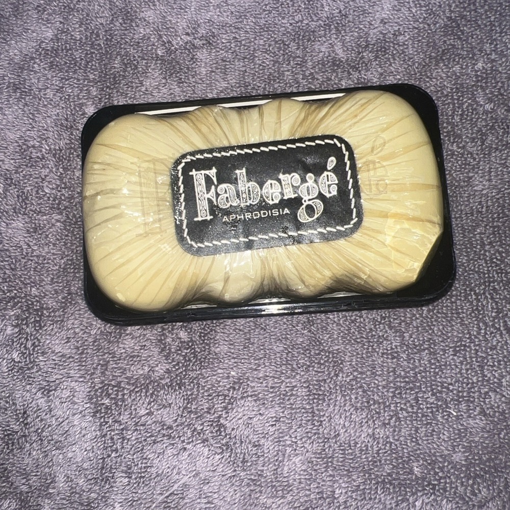 Vintage Faberge‎ Aphrodisia Soap, 1 Bar Wrapped. Unused. No Tray Top.